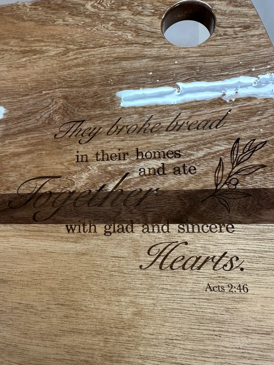 Scripture Charcuterie Board