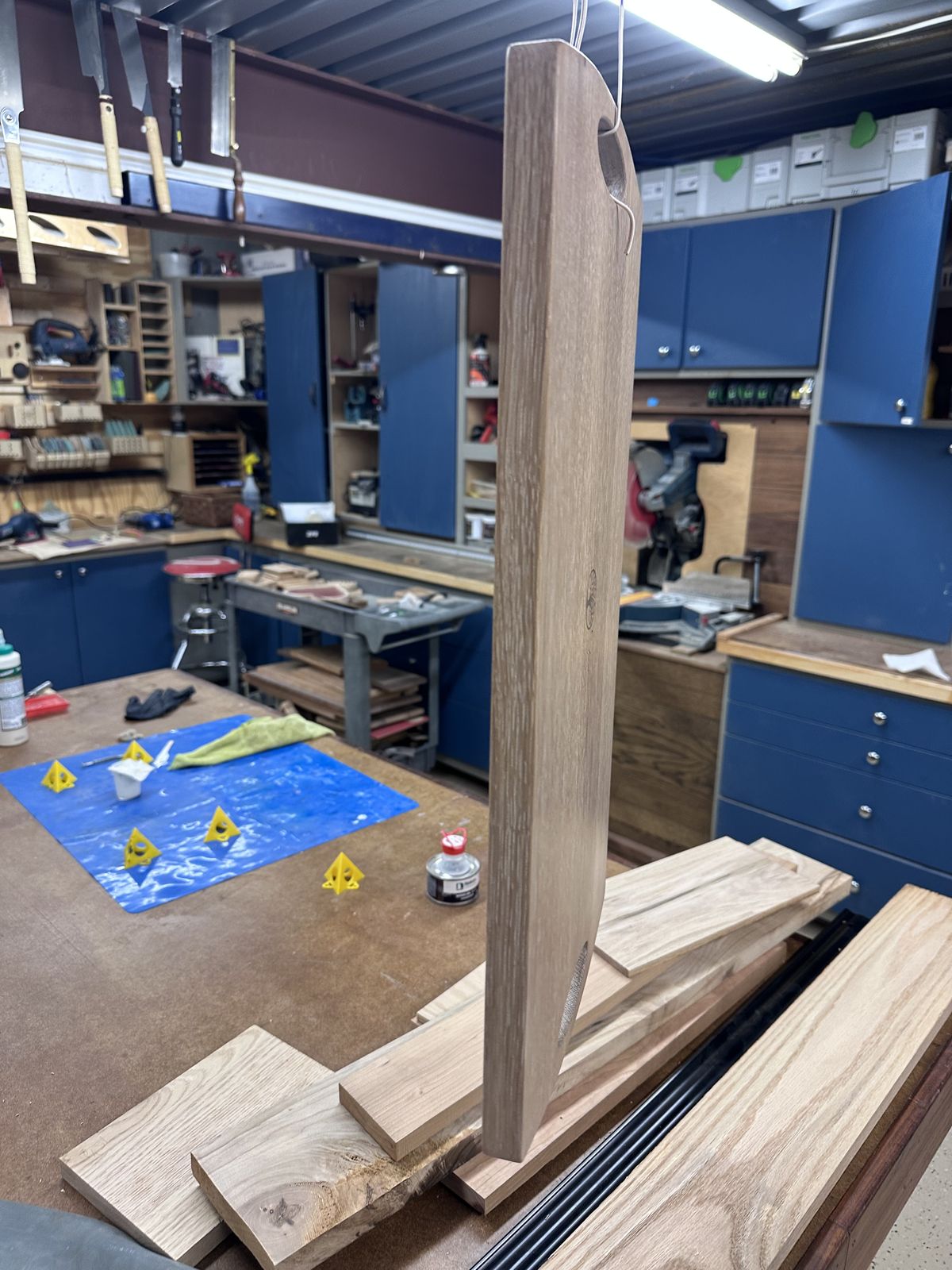 Raw and unfinished in the shop