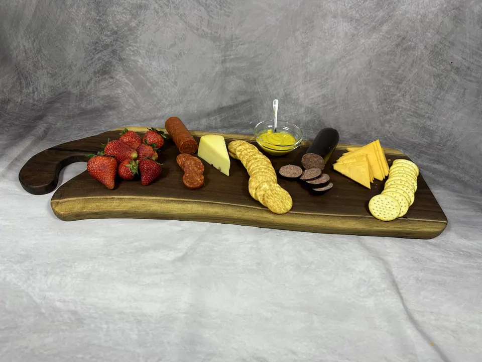 Live Edge Walnut Charcuterie Board