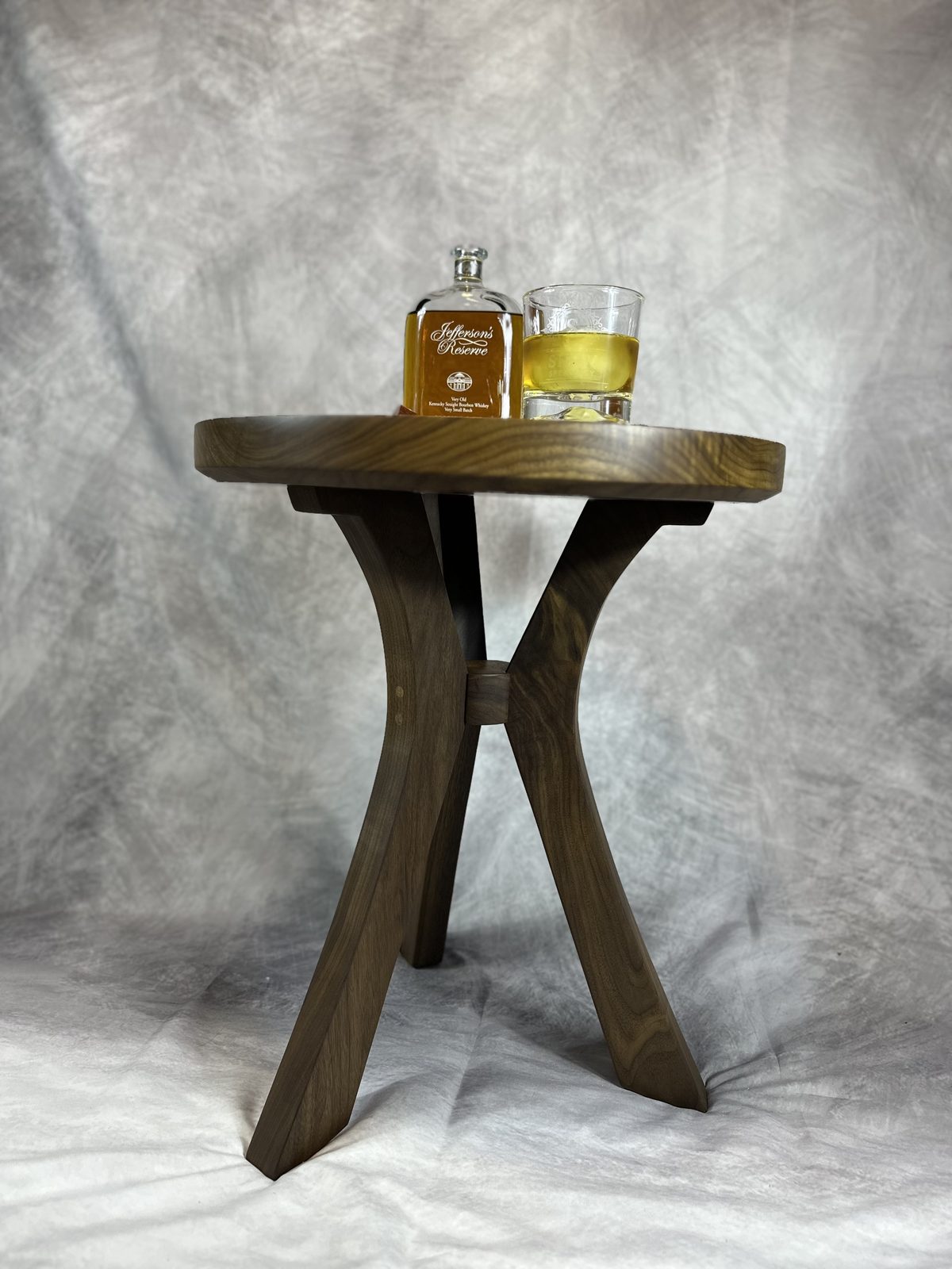 The Milo table in walnut